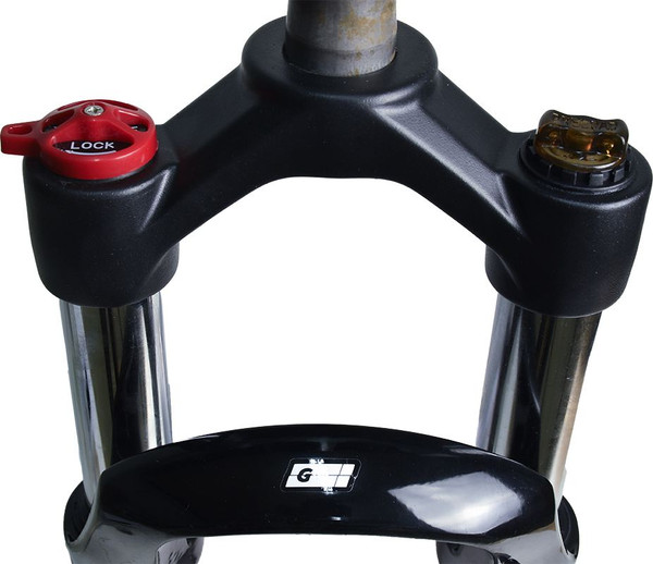 Изображение товара Вилка для велосипеда Grinz ES 456 MLO 26 / HQ-0018761 (черный/белый)