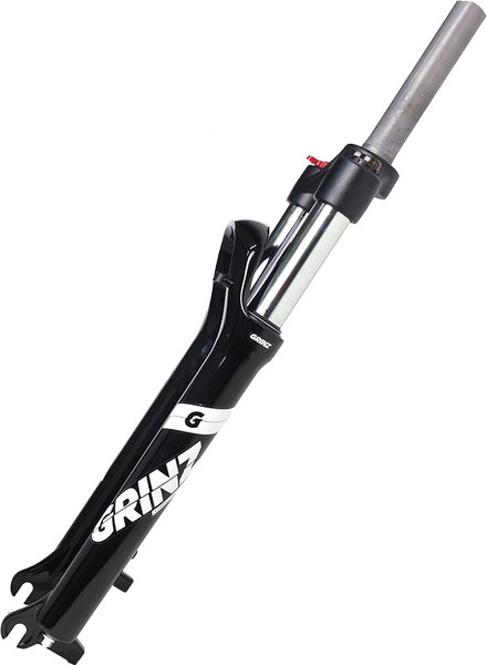 Изображение товара Вилка для велосипеда Grinz ES 456 MLO 27.5 / HQ-0018188 (черный/белый)