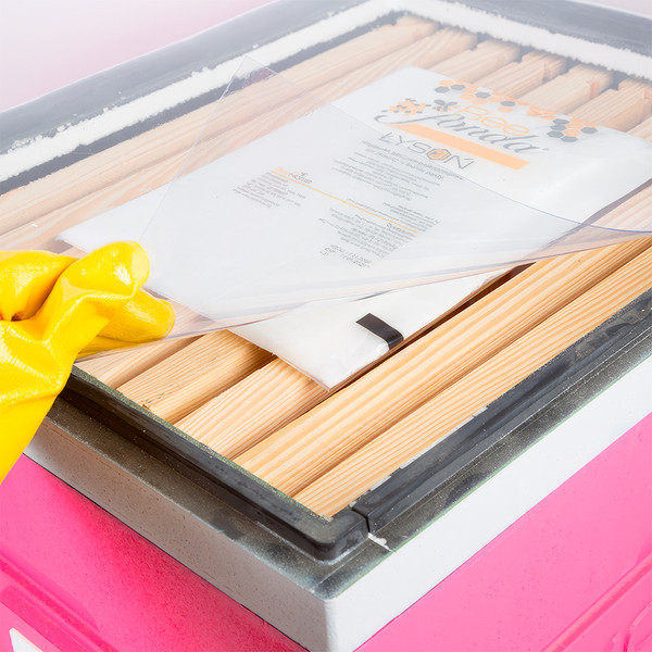 Изображение товара Дистанционное кольцо для улья Lyson  Для 10-рамочного улья 520x450 / W1062 (желтый)