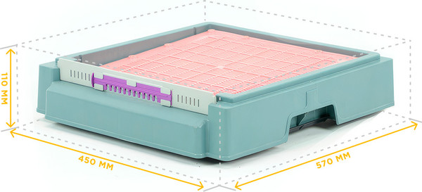 Изображение товара Дно для улья Lyson Для 10-рамочного улья 570x450 / 8051 (серый)