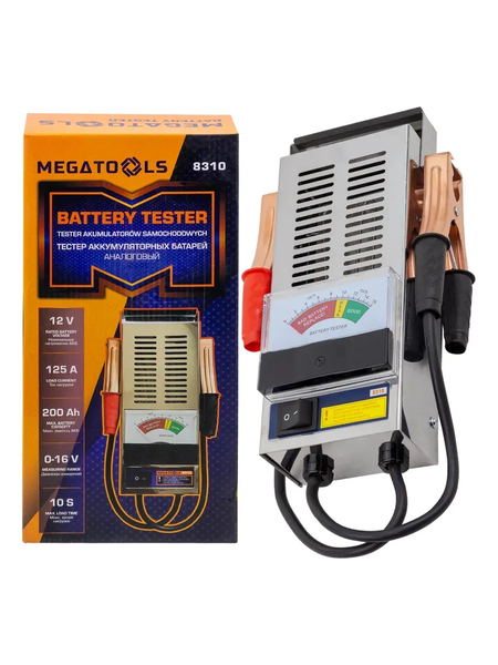 Изображение товара Тестер аккумуляторной батареи Megatools MT-8310 (65117)