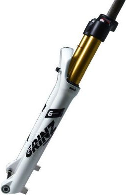 Изображение товара Вилка для велосипеда Grinz ES-547 HRLO AIR 27.5 / HQ-0018765 (белый/черный/золотой)