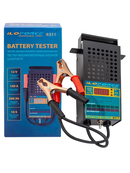 Изображение товара Тестер аккумуляторной батареи ILOforce 65 121 / IF-8311 (65121)