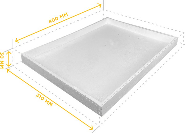 Изображение товара Поддон для улья Lyson Для 10-рамочного дна / W022 (белый)