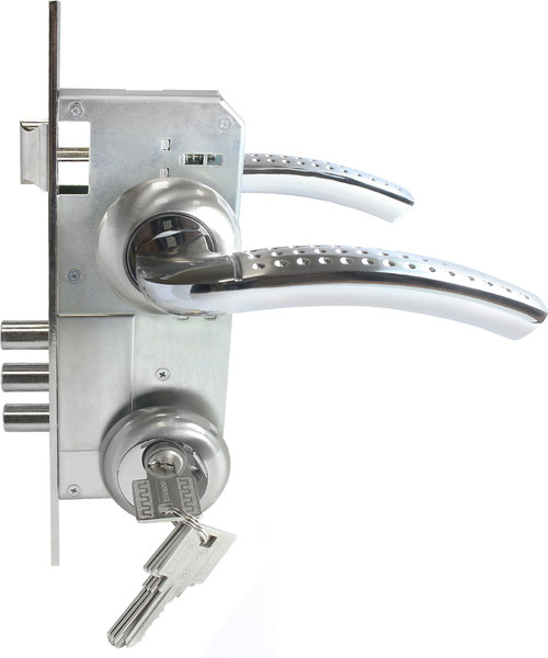 Изображение товара Замок врезной Аллюр Фостер ЗВ4-85А.1682 SN/CP (матовый никель/хром)