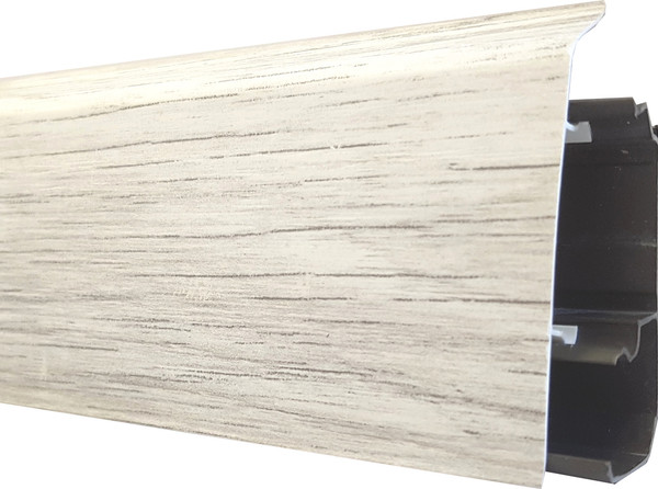 Изображение товара Плинтус DekorPlast 67мм LL005+LK001 (ясень шимо светлый)