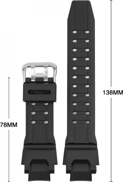 Изображение товара Ремешок для умных часов Rumi GWA для G-Shock GW-A1100/GW-A1000/GW-4000/GA-1000/G-1400 (оранжевый, комплект для установки)