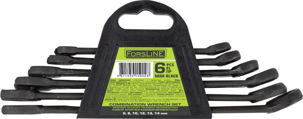 Изображение товара Набор ключей ForsLine FL-5068 Black (64732)