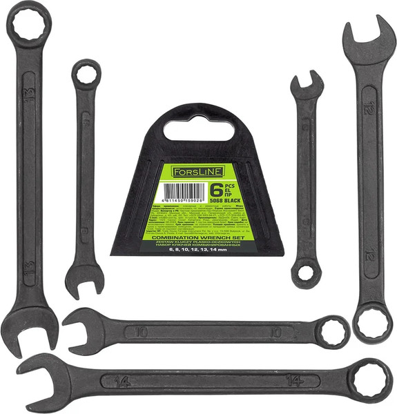 Изображение товара Набор ключей ForsLine FL-5068 Black (64732)
