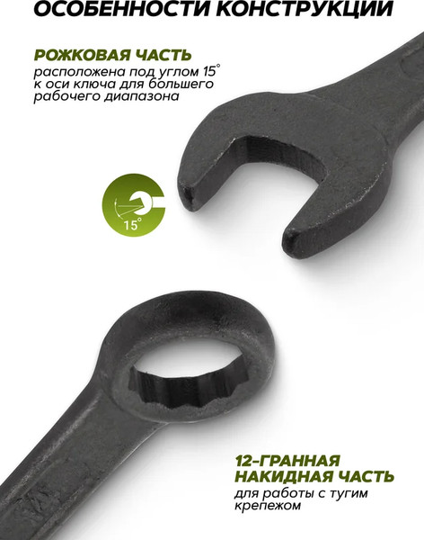 Изображение товара Набор ключей ForsLine FL-5068 Black (64732)