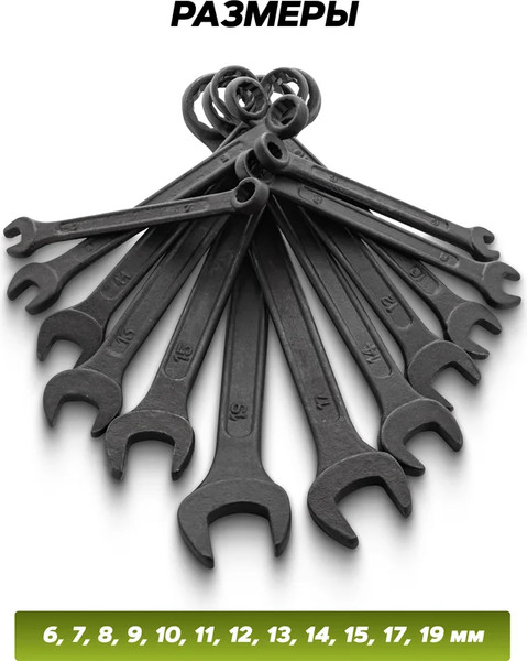 Изображение товара Набор ключей ForsLine FL-5124MP Black (64736)