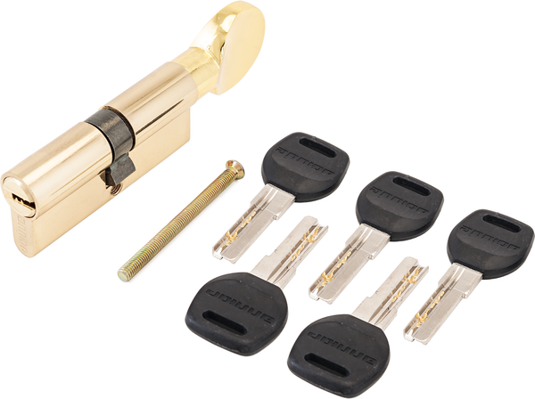 Изображение товара Цилиндровый механизм замка Аллюр HD FG 70-5К BP 35x35G (латунь)