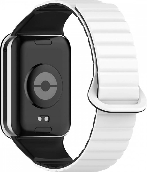 Изображение товара Ремешок для умных часов Rumi Magnetic Loop для Xiaomi Mi Smart Band 8 Pro/Redmi Watch 4 (белый/черный)