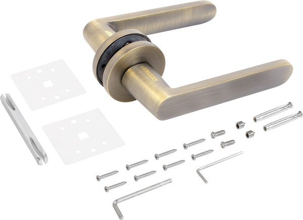 Изображение товара Ручка дверная Аллюр Арт Вита MAB 9130 (матовая бронза)