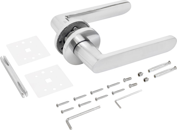 Изображение товара Ручка дверная Аллюр Арт Вита SC 9190 (матовый хром)