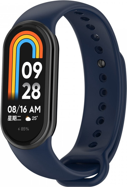 Изображение товара Ремешок для фитнес-трекера Rumi Metalfix для Xiaomi Smart Band 8/9 (темно-синий)