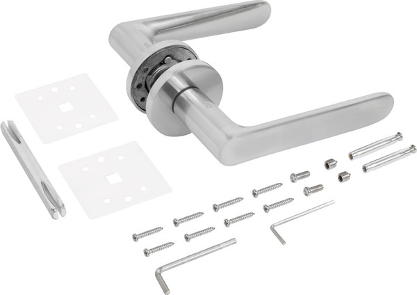 Изображение товара Ручка дверная Аллюр Арт Доната SC 9390 (матовый хром)