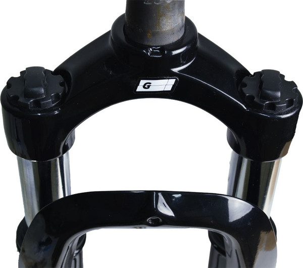 Изображение товара Вилка для велосипеда Grinz ES 245-2 26 / HQ-0018744 (черный/белый)