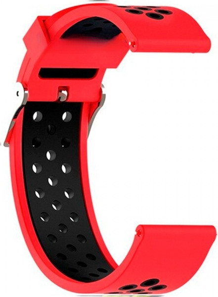 Изображение товара Ремешок для умных часов Rumi N-style 20мм (красный/черный)