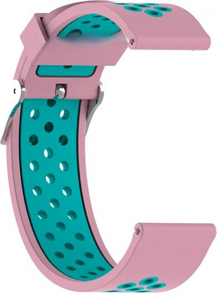 Изображение товара Ремешок для умных часов Rumi N-style 20мм (розовый/зеленый)