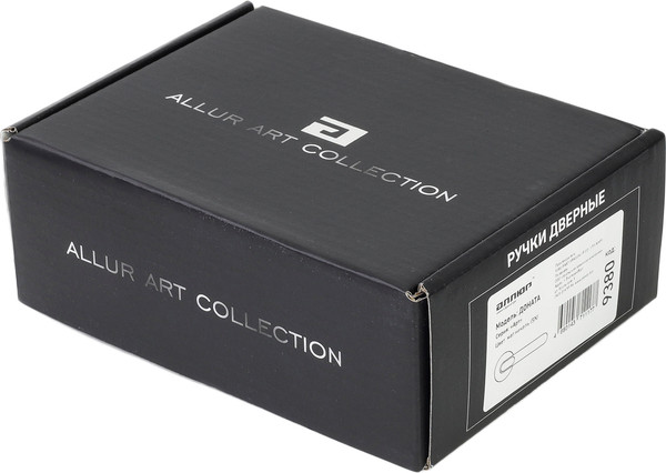 Изображение товара Ручка дверная Аллюр Арт Доната BL 93150 (матовый черный)