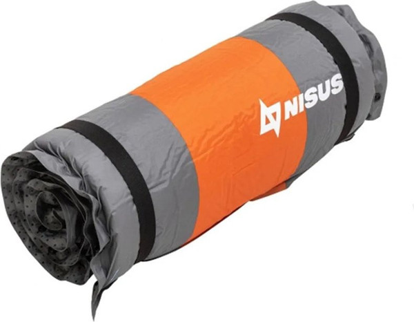 Изображение товара Туристический коврик Nisus 190x65x10 / N-010-GO (серый/оранжевый)