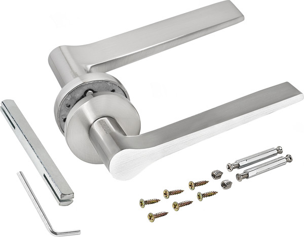 Изображение товара Ручка дверная Аллюр Арт Аллегра SN 9480 (матовый никель)