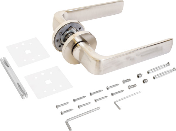 Изображение товара Ручка дверная Аллюр Арт Эрика SN 9280 (матовый никель)