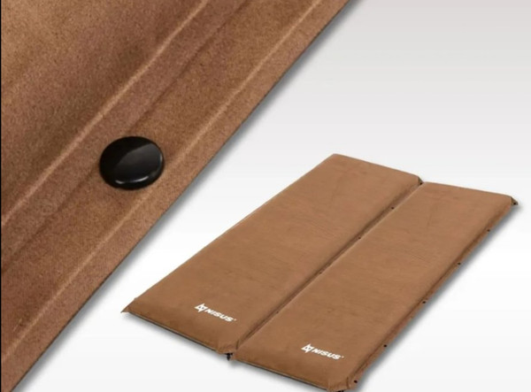 Изображение товара Туристический коврик Nisus 190x65x10 / N-010-B (флок коричневый)