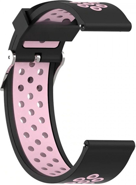 Изображение товара Ремешок для умных часов Rumi N-style 20мм (черный/розовый)