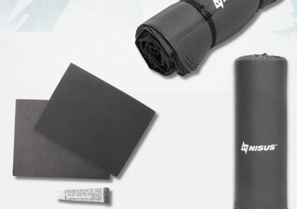 Изображение товара Туристический коврик Nisus 200x81x8 / N-008-G (флок серый)