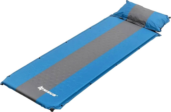 Изображение товара Туристический коврик Nisus 30-170x65x4 / N-004P-BG (голубой/серый)