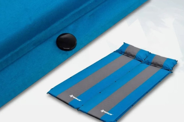 Изображение товара Туристический коврик Nisus 30-170x65x4 / N-004P-BG (голубой/серый)