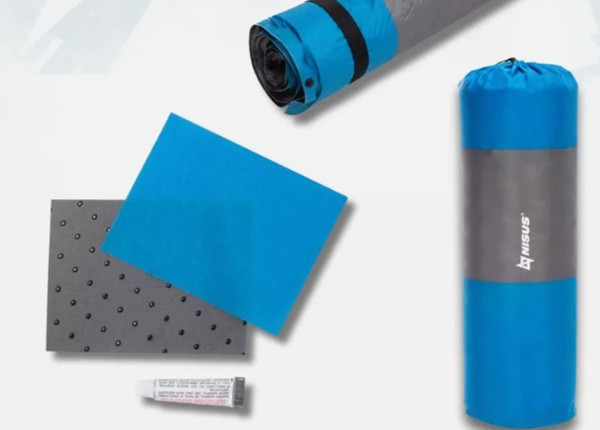 Изображение товара Туристический коврик Nisus 30-170x65x4 / N-004P-BG (голубой/серый)