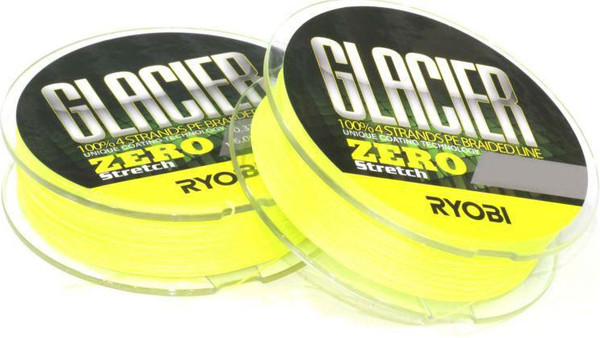 Изображение товара Леска плетеная Ryobi Glacler Zero-120м 1.0/d-0.165мм (желтый)