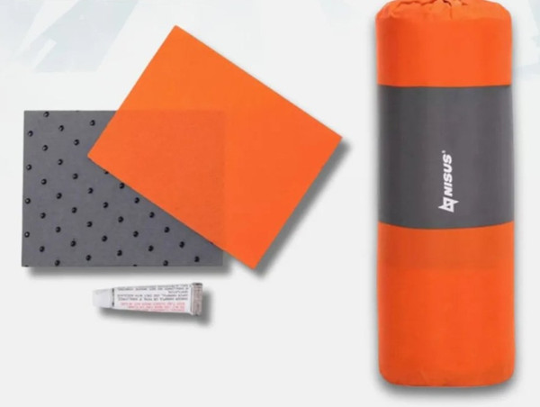 Изображение товара Туристический коврик Nisus 30-170x65x5 / N-005P-OG (оранжевый/серый)