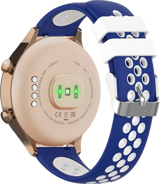 Изображение товара Ремешок для умных часов Rumi N-style 22мм (синий/белый)