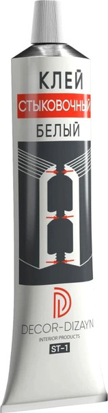 Изображение товара Клей Decor-Dizayn Стыковочный ST-1 (80мл, белый)