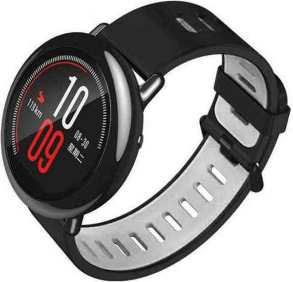 Изображение товара Ремешок для умных часов Rumi Pace 22мм (черный/серый)