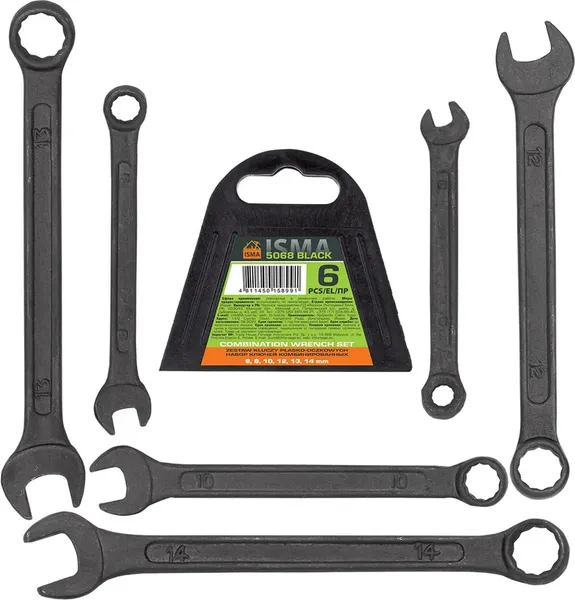 Изображение товара Набор ключей ISMA 5068 Black (64 733)