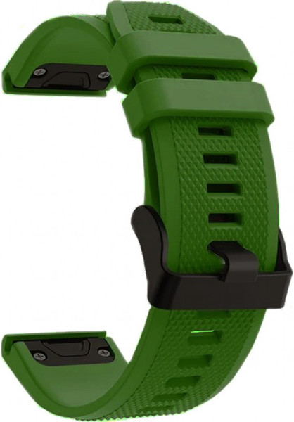 Изображение товара Ремешок для умных часов Rumi QuickFit Dots для Garmin Fenix 5/5 Plus/7S (20мм, лесной зеленый)
