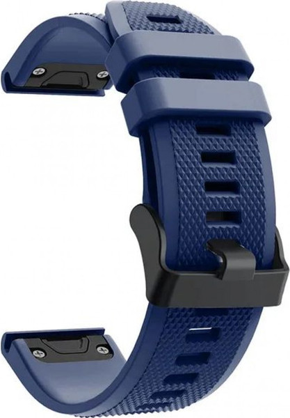 Изображение товара Ремешок для умных часов Rumi QuickFit Dots для Garmin Fenix 5/5 Plus/7S (20мм, темно-синий)