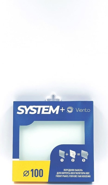 Изображение товара Декоративная панель для вытяжного вентилятора Viento System+ Sfera Glass 100 (белый матовый)