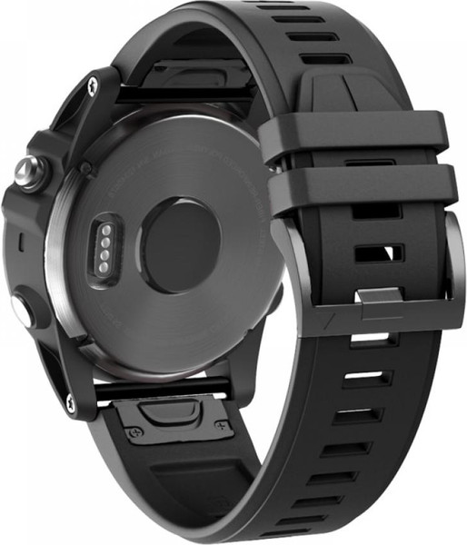 Изображение товара Ремешок для умных часов Rumi QuickFit Standart для Garmin Fenix 5s/5 Plus/6s/7s (20мм, черный)