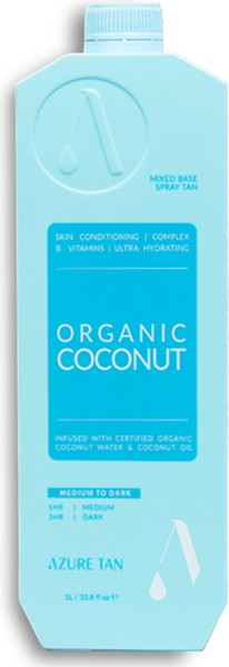 Изображение товара Лосьон-автозагар Azure Tan Organic Coconut Pro Spray Mist (1л)