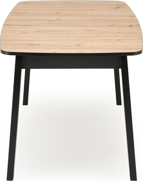 Изображение товара Обеденный стол Halmar Barril 130-170x80 (дуб артизан/черный)