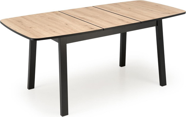 Изображение товара Обеденный стол Halmar Barril 130-170x80 (дуб артизан/черный)