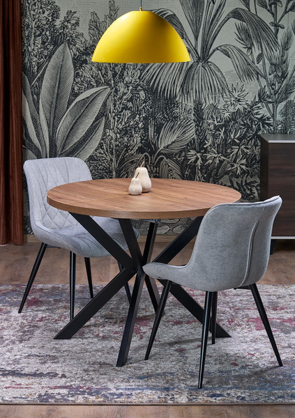 Изображение товара Обеденный стол Halmar Peroni 100-250x100 (орех/черный)