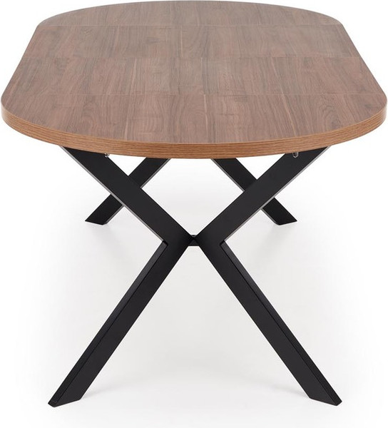 Изображение товара Обеденный стол Halmar Peroni 100-250x100 (орех/черный)