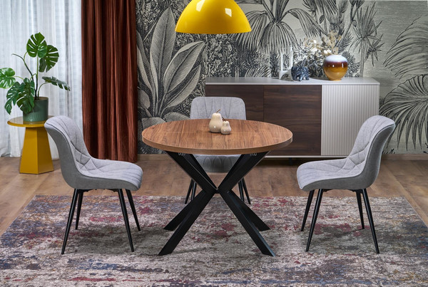 Изображение товара Обеденный стол Halmar Peroni 100-250x100 (орех/черный)